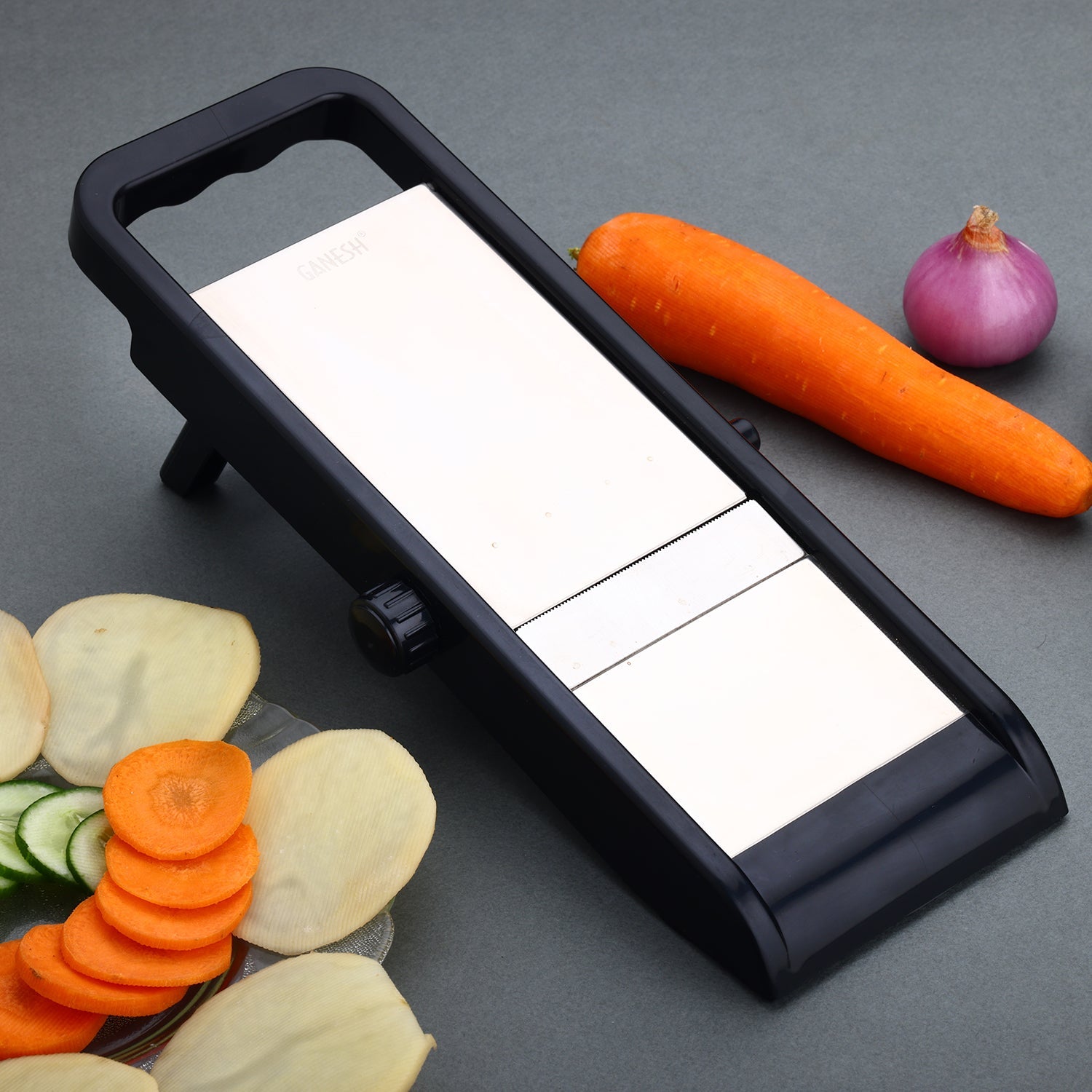 8121 Premium Multipurpose Potato/Onion Slicer and Grater, Potato Slicer for Chips, Vegetable Slicer Machine, Chips Cutter, Potato Slicer for Chips, Onion Slicer (Adjustable Slicer) DeoDap 8121 Premium Multipurpose Potato/Onion Slicer and Grater, Potato Slicer for Chips, Vegetable Slicer Machine, Chips Cutter, Potato Slicer for Chips, Onion Slicer (Adjustable Slicer) DeoDap